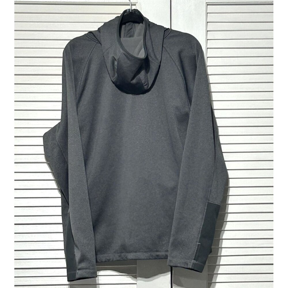 The North Face Men's Gray Full-Zip Hooded Jacket With Blue Logo Size XL 3045 - Picture 10 of 12